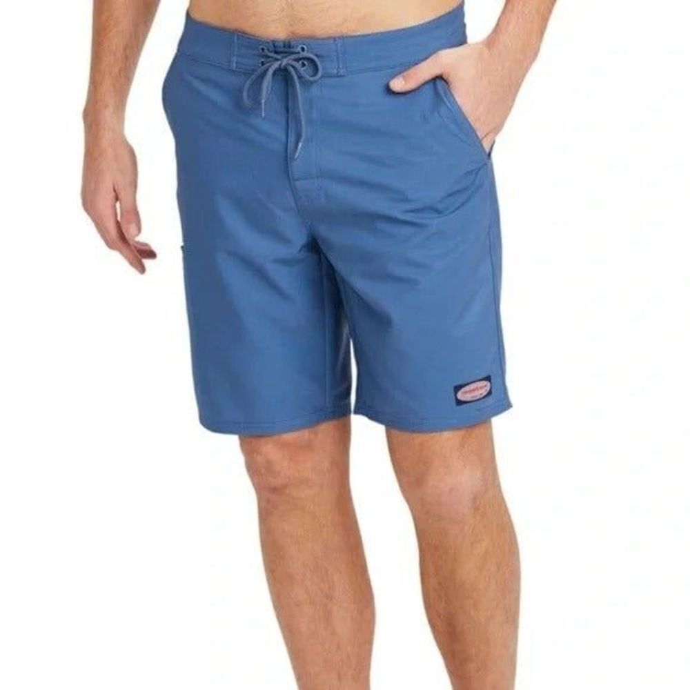 Vineyard Vines Board Shorts Swim Heathered Blue